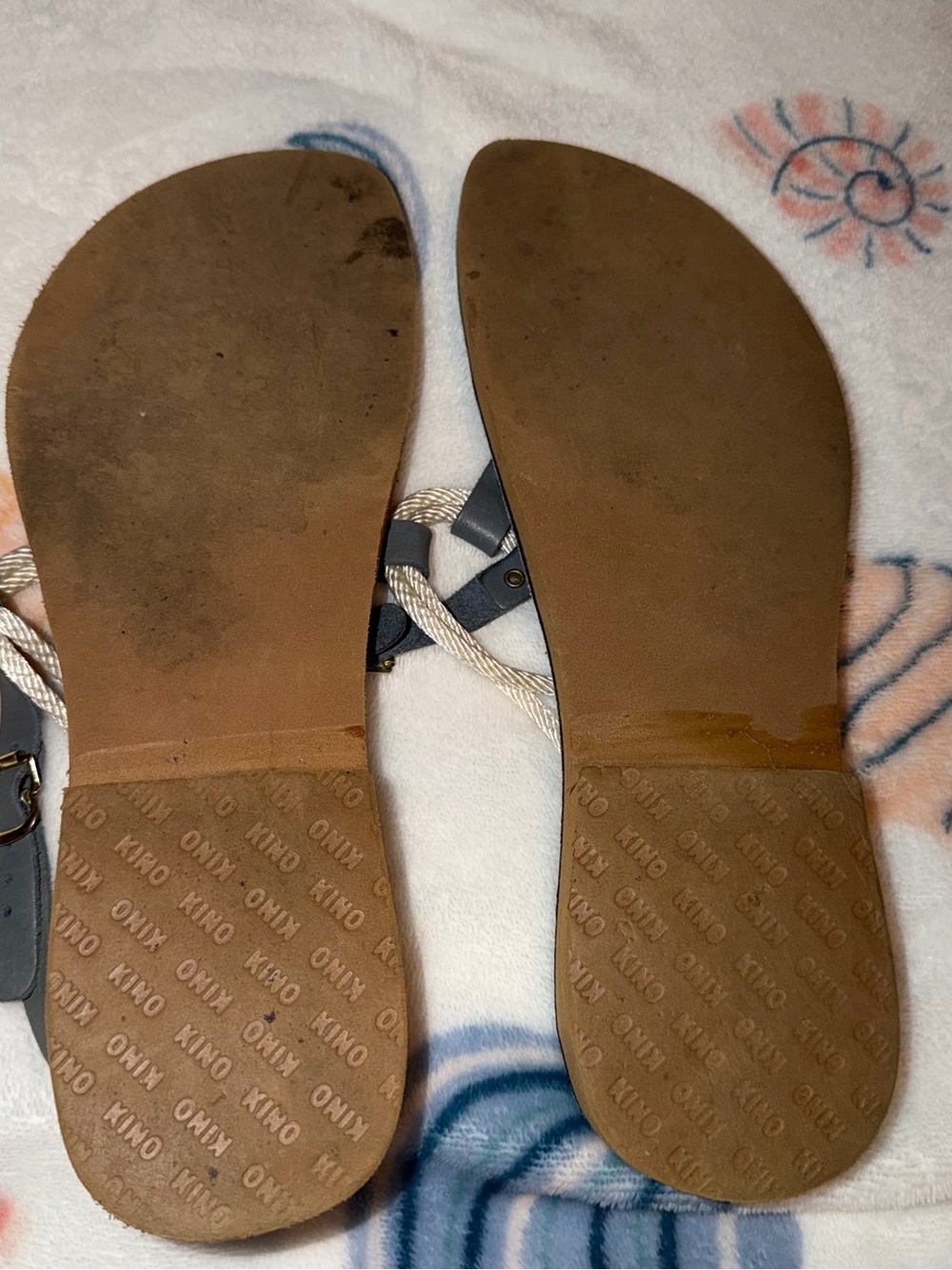 Women’s Navy Rope Gladiator Kino Sandals - Picture 4 of 4